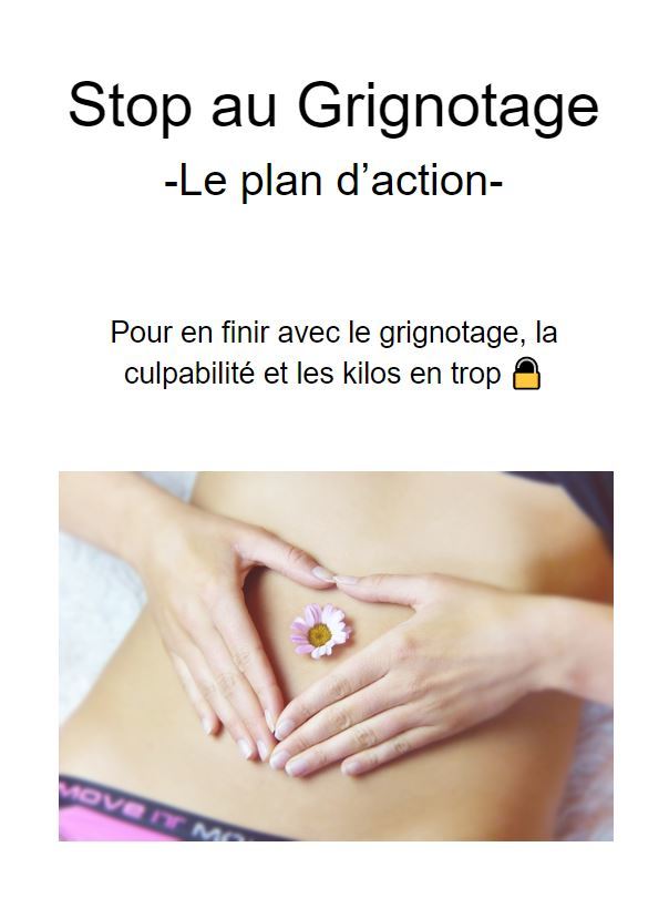 Stop au Grignotage - Le Plan d'Action