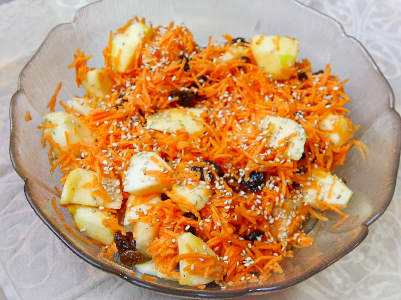 Salade de carottes râpées